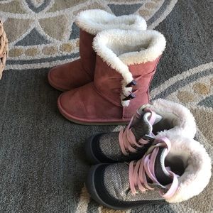 Toddler girls boot lot